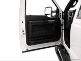  Inside of driver's side open door, window open photo